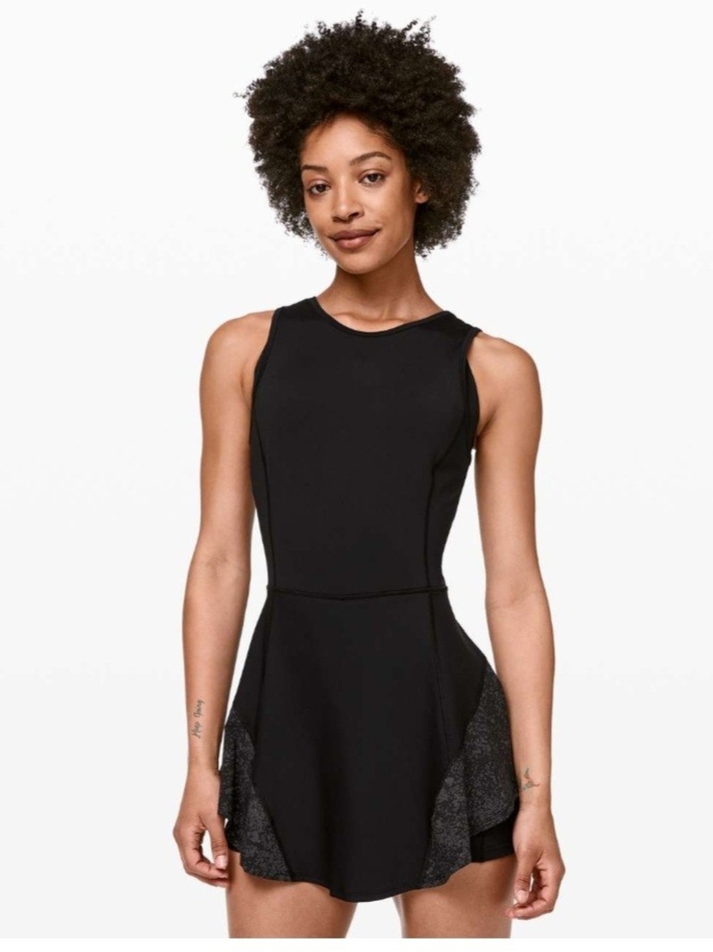 NWT Lululemon Serene Stride Dress Black Retail: $118 Size 4